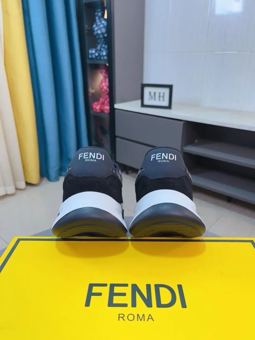 Men's men's shoes💰440🌹🌹[FENDI] Best-selling official website world premiere🔝Men's high-end brand of high-end shoes official website latest series: uppers are made of imported cowhide with specially designed fabrics➕mesh breathable lining. Make walking more convenient and comfortable! Compared with the official quality, Midea’s 1:1 replica. Create a fashionable personality to set off your uniqueness! A must-have for trendy men! Classic style. Men's sizes: 38-44.